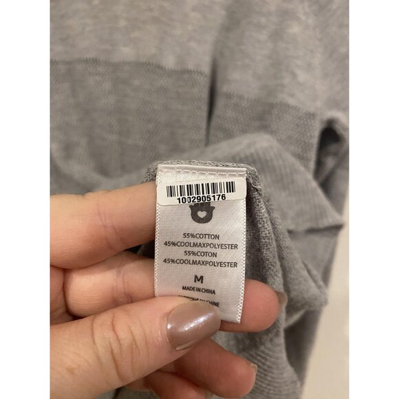 Spiritual Gangster On The Go Sweater Womens Medium Gray Crewneck Knit Pullover - Picture 4 of 5